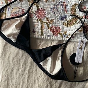 Amuse Society Billie Quilted Bralette Bathing Suit